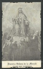 santino antico de la Madonna image pieuse holy card estampa
