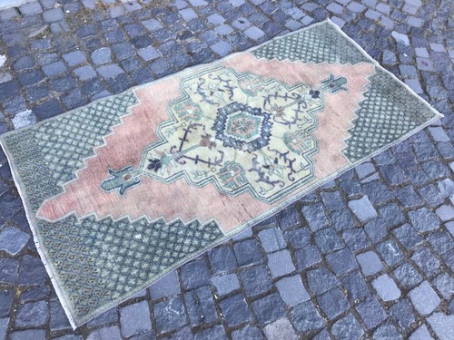 Tappeto vintage turco fatto - , a