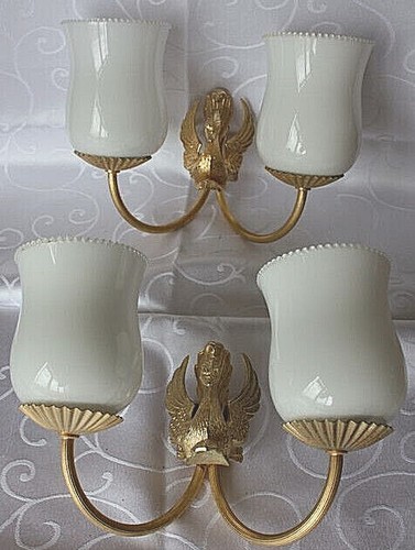 Appliques cygnes double - 2,