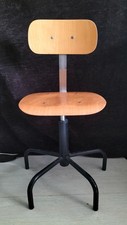 Sgabello Sedia Architetto Modernariato Regolabile e girevole Modernariato