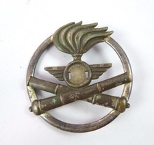 ESERCITO ITALIANO REPUBBLICA FREGIO ARTIGLIERIA DISTINTIVO CAPPELLO