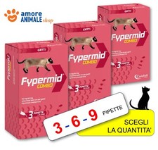 Candioli FYPERMID COMBO → 3 PIPETTE - Spot On ANTIPARASSITARIO per GATTO, Gatti