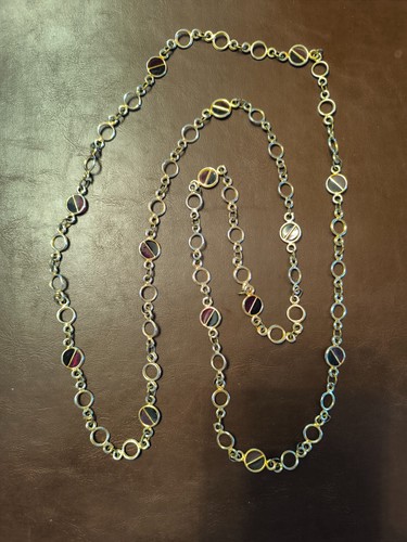 Collana lunga anelli - lunga,