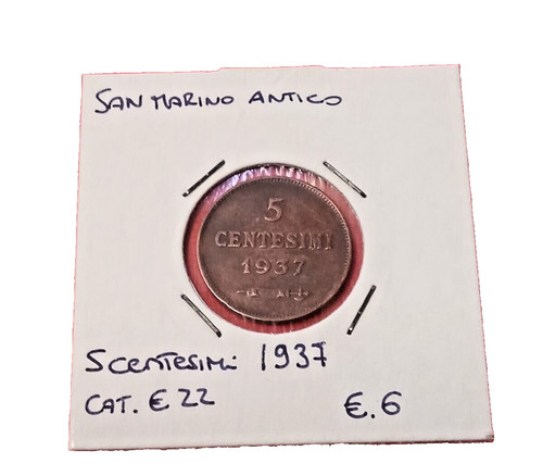 San marino antico moneta - san,