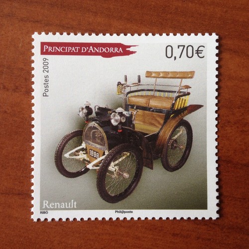Andorre 674 mnh auto anno - andorre,