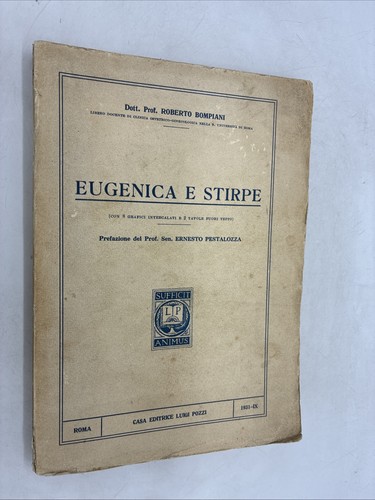 Roberto bompiani eugenica - -,