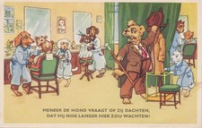 Bassotto bassotto vintage Teckel.  Pudle Terrier Cane Old Dog PC. 1960