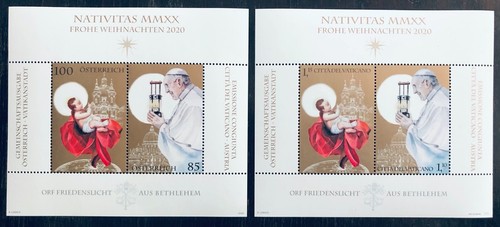Vaticano 2020 foglietti natale - 2020,