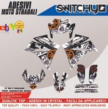 KIT ADESIVI GRAFICHE "ACE OF SPADES2 ORANGE" per Yamaha XT 660 X 2004 2005 2006