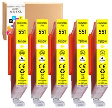 5 cartucce per Canon PIXMA