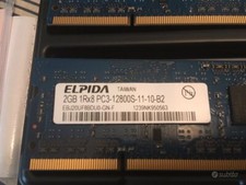 RAM DDR PC3 12800 Elpida 2x2GB
