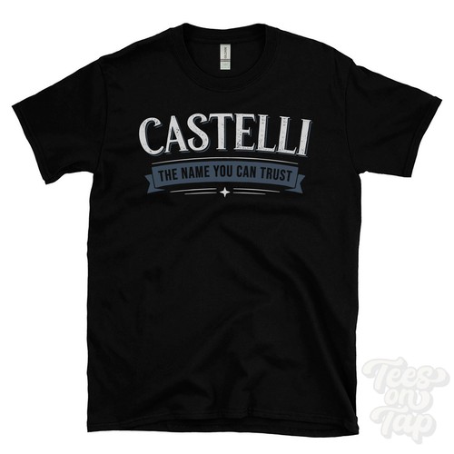 Maglietta castelli nome - castelli,