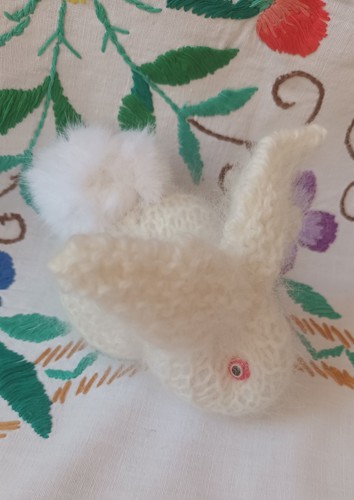 Coniglietto angora pasqua - coniglietto,