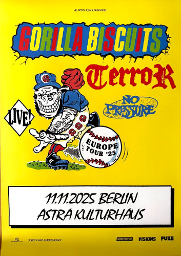 Gorilla biscuits 2025 - 2025, berlin