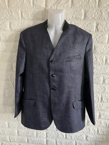 Blazer uomo blu elettrico