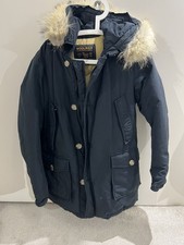 Giacca cappotto parka uomo blu
