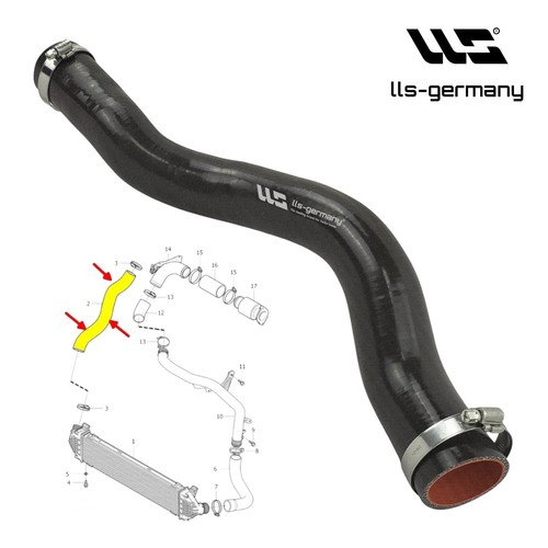 Tubo intercooler silicone - in,