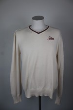 SCHOTT MAGLIONE MAGLIA UOMO TG. M MAN SWEATER CASUAL VINTAGE LOGO COTONE COTTON