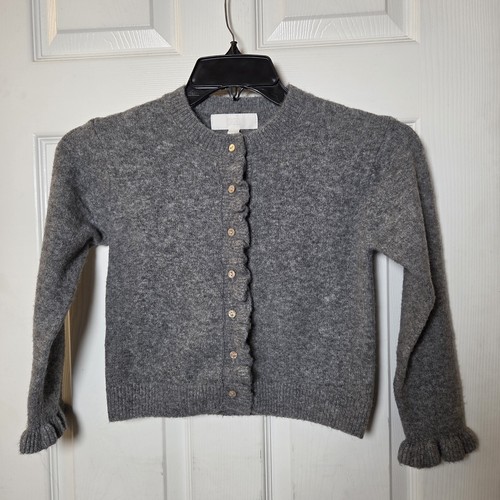 Maglione cardigan grigio con