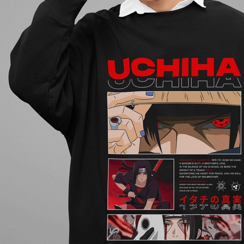 Felpa naruto anime itachi - naruto,