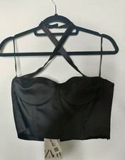 ZARA Crop Reggiseno Corsetto