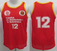 MAGLIA CANOTTA SHIRT JERSEY BASKETBALL BASKET  RAVENNA ITALIA VINTAGE WORN ?