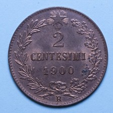 UMBERTO I 2 CENTESIMI 1900