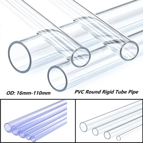 Clear pvc round rigid tube - pvc,