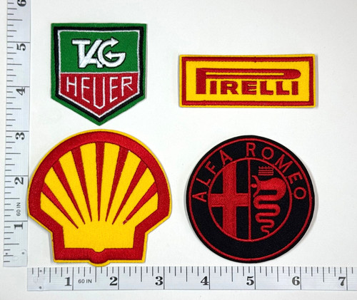 Patch ricamate corsa - 4,