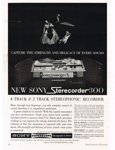 Sony superscope stereocorder - superscope,
