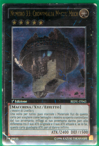Numero cronomalia machu - cronomalia,