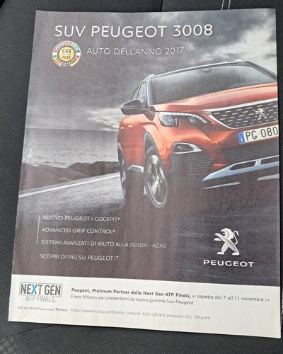 Pubblicità suv peugeot 3008 - suv,