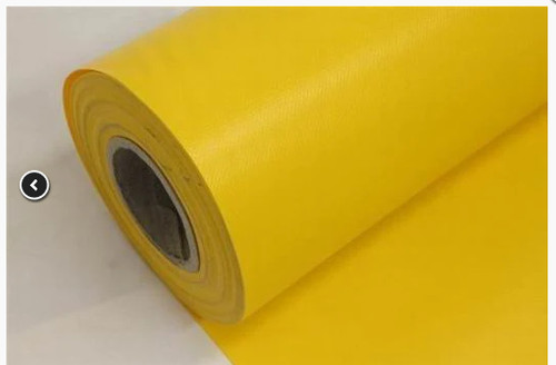 Tessuto pvc giallo resistente - giallo,