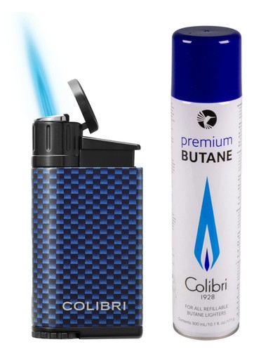 Accendino colibri evo - colibri, carbon