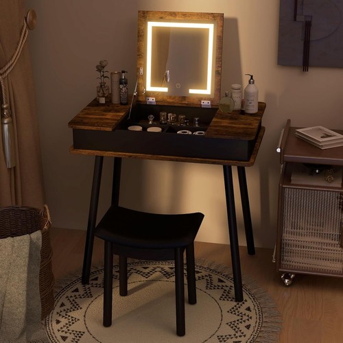 Vanity desk with color - with, 3-color
