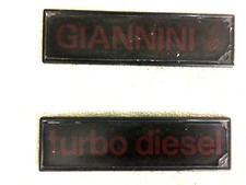 SET SCRITTE GIANNINI TURBO DIESEL X FIAT REGATA O RITMO MOLTO RARA