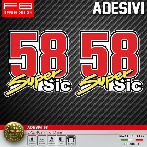 Adesivi stickers supersic - adesivi,