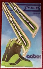 Spalding Caber 1976-77 catalogo sci e scarponi