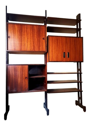 Libreria modulare teak - libreria,