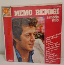 vinile LP A Modo Mio di Memo Remigi 1977 Carosello ORL 8184
