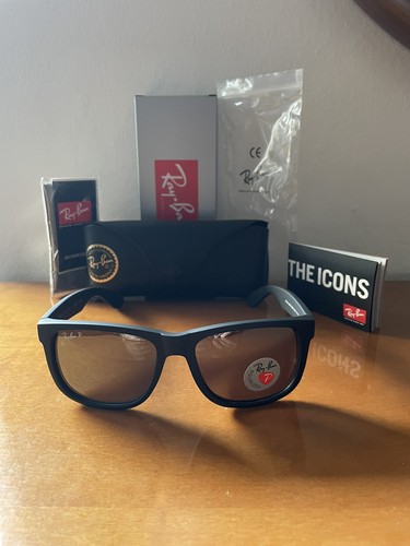 Ray ban justin nero - opaco, +