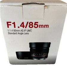 Obiettivo asferico Samyang 85mm F1.4 per Sony attacco A come nuovo