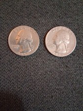 (2) Monete rare USA da quarto