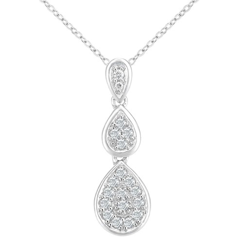 Collana oro bianco kt - 18,