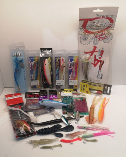 Lotto stock materiale pesca - stock,