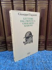GIUSEPPE UNGARETTI - LETTERE DAL FRONTE A GHERARDO MARONE - Mondadori I ed. 1978