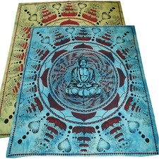 Copriletto Lotus Buddha Batik