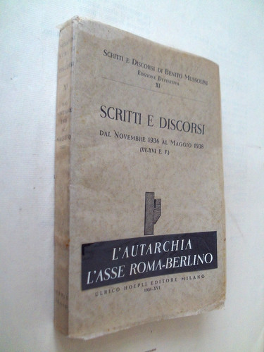 Scritti discorsi benito - scritti,