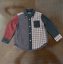 Polo Ralph Lauren Toddler-Kids Plaid Multi Colored Poplin Shirt Size 2T