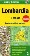 LOMBARDIA (REGIONAL ROAD MAP) By Touring Club Italiano **BRAND NEW**